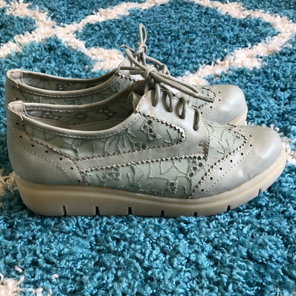 🟩Henry Ferrera green oxfords🟩